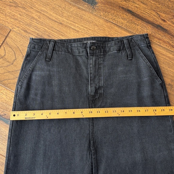 J.Crew | Denim Maxi Skirt in washed black | NWT  |  Size 30 - Picture 12 of 12